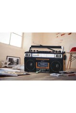Supersonic Retro 4-Band Radio and Cassette Player w/ Bluetooth - Wood