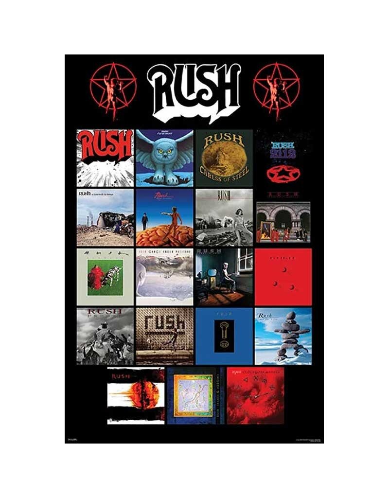 Rush - Album Covers Poster 24" x 36"