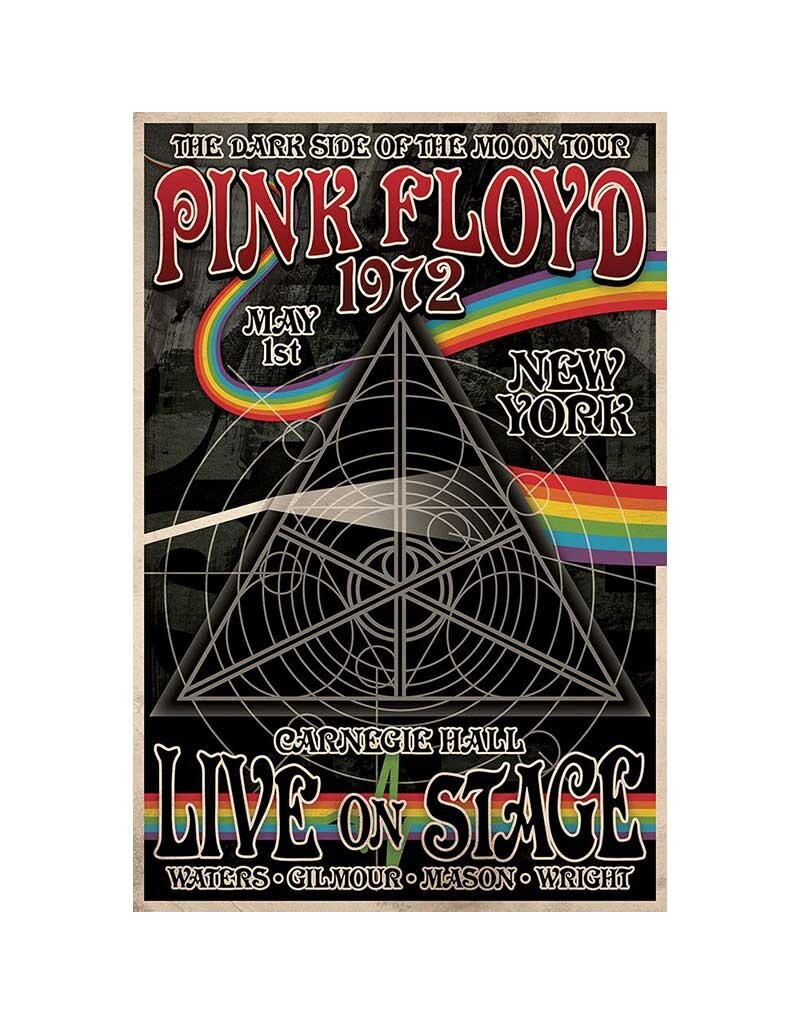 Pink Floyd - Dark Side Carnegie Hall  1972 Poster 24"x36"