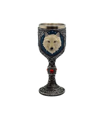 Fantasy Gifts White Wolf Celtic Chalice