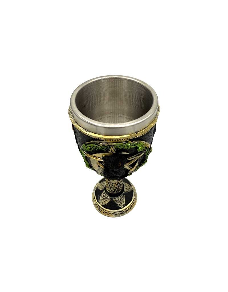 Magical Cat Celtic Chalice