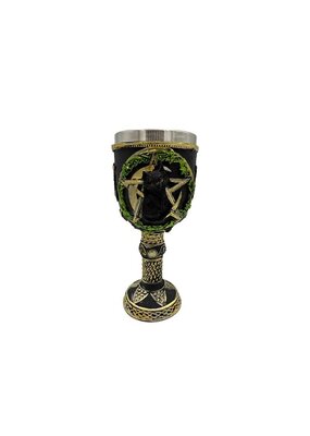 Magical Cat Celtic Chalice