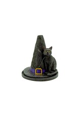 Witches Hat with Cat Incense Burner