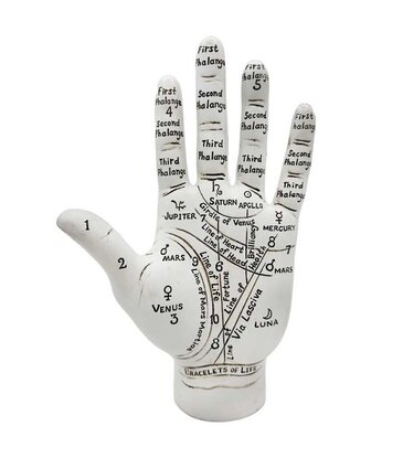 Fantasy Gifts Big Palmistry Hand 10"