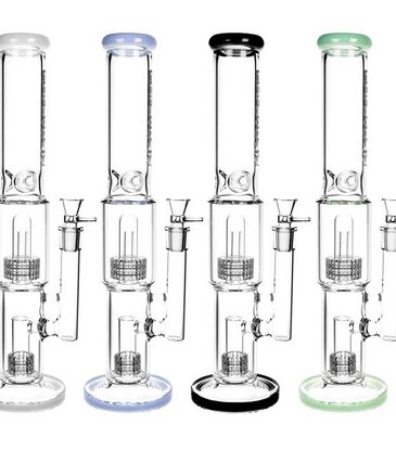 Pulsar 16.5" Pulsar Double Chamber Matrix Perc Water Pipe