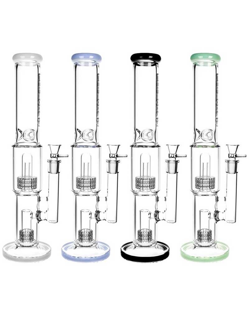 16.5" Pulsar Double Chamber Matrix Perc Water Pipe