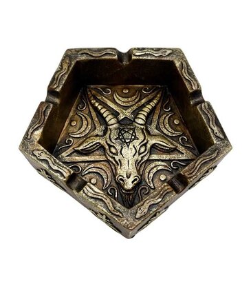 Fantasy Gifts Baphomet Ashtray 5"D