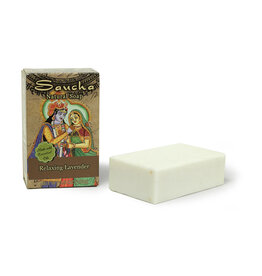 Saucha Relaxing Lavender Soap Bar 3.5oz. (100g)