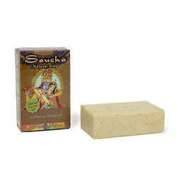 Saucha Calming Oatmeal Soap Bar 3.5oz. (100g)