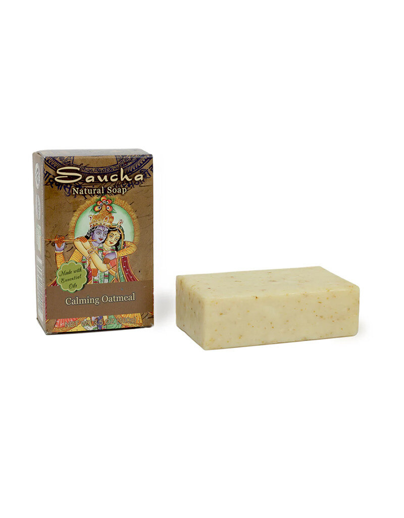 Saucha Calming Oatmeal Soap Bar 3.5oz. (100g)