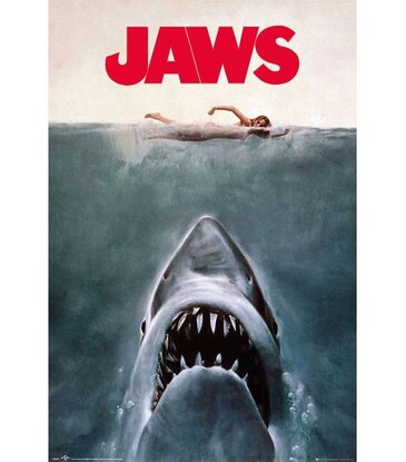 Jaws - No Border Poster 24" X 36"