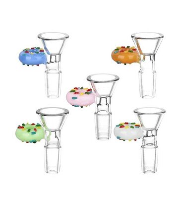14mm Donut Handle Funnel Water Pipe Bowl