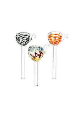 9mm Cane Work Slide Water Pipe Bowl