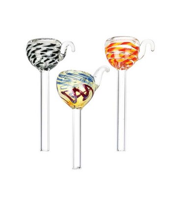 9mm Cane Work Slide Water Pipe Bowl