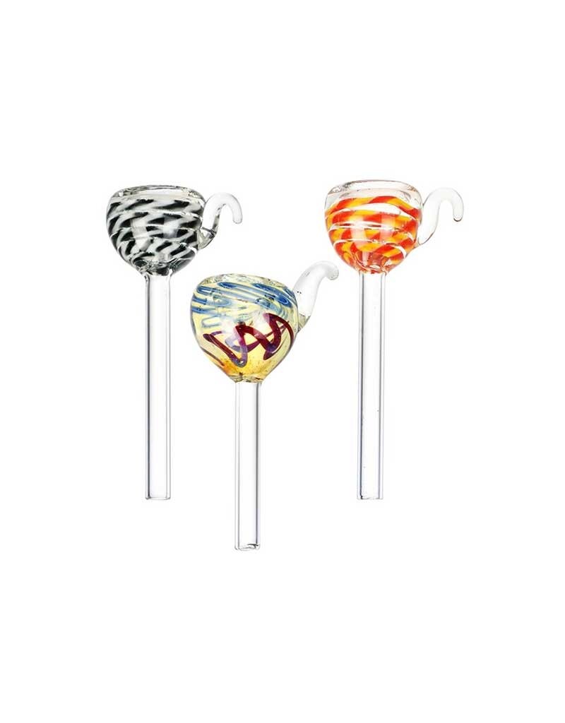 9mm Cane Work Slide Water Pipe Bowl