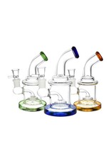 6" Rippin Rascal Circ Perc Bent Neck Water Pipe