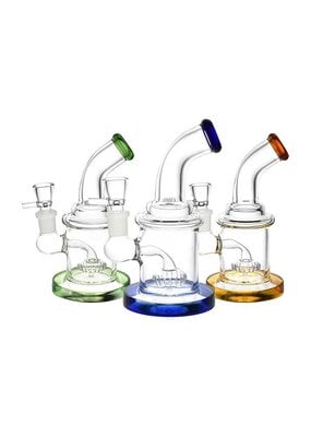 6" Rippin Rascal Circ Perc Bent Neck Water Pipe
