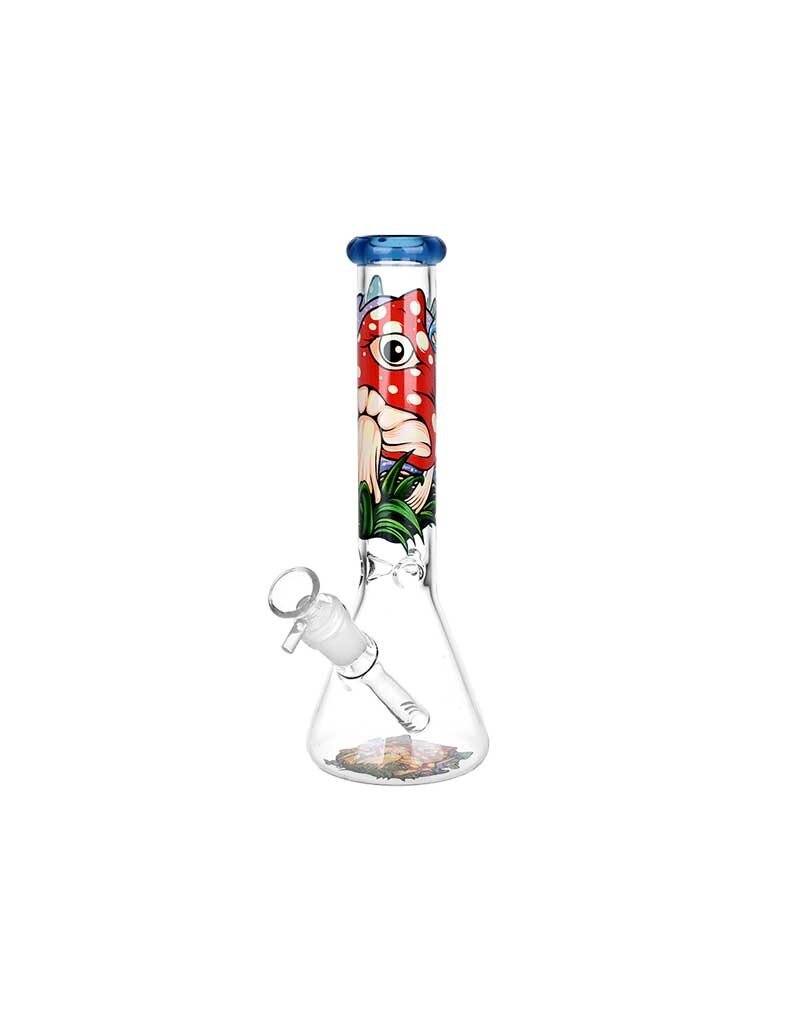 10" Eye of the Shroom Beaker Water Pipe