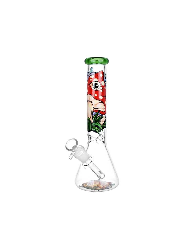 10" Eye of the Shroom Beaker Water Pipe