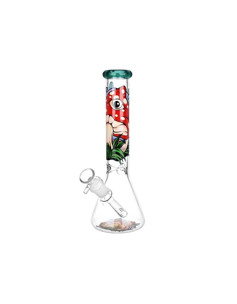 10" Eye of the Shroom Beaker Water Pipe