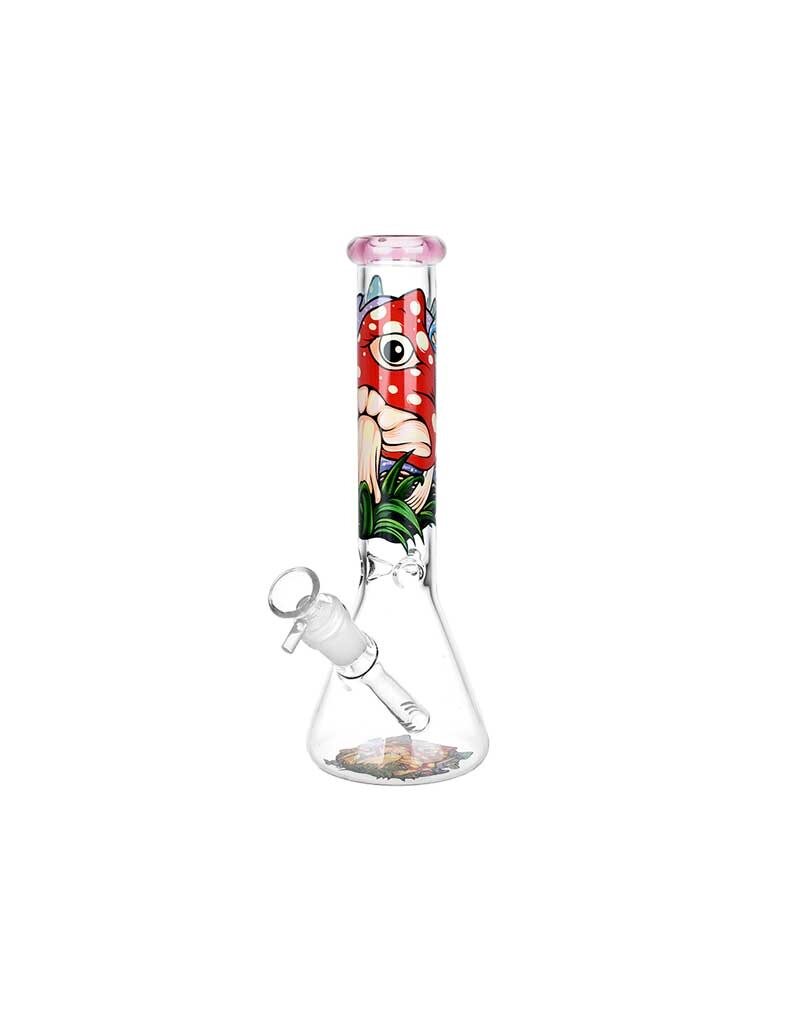 10" Eye of the Shroom Beaker Water Pipe