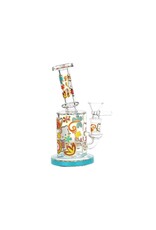 6" Salutations Kitty Rig Style Water Pipe