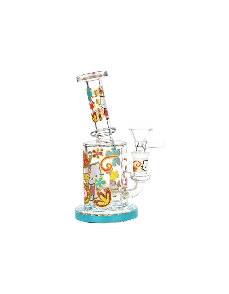 6" Salutations Kitty Rig Style Water Pipe
