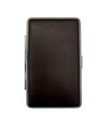 Nulite Nulite Leather Cigarette Case 100's Brown