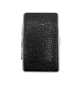 Nulite Leather Cigarette Case 100's Pebbled