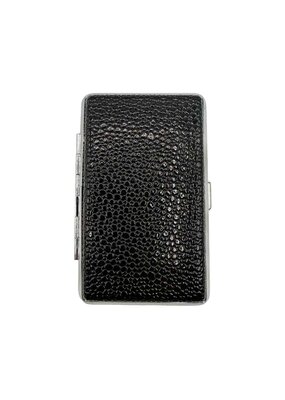Nulite Leather Cigarette Case 100's Pebbled