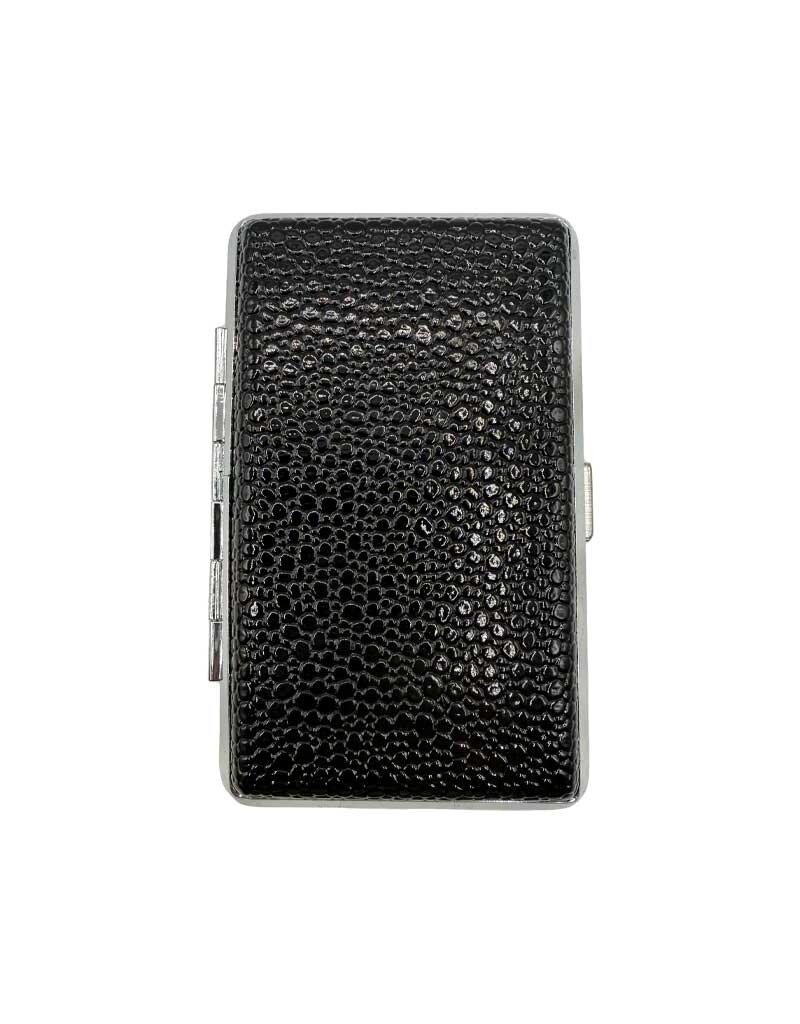 Nulite Leather Cigarette Case 100's Pebbled