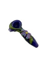 5" Lyric Floral Design Hand Pipe