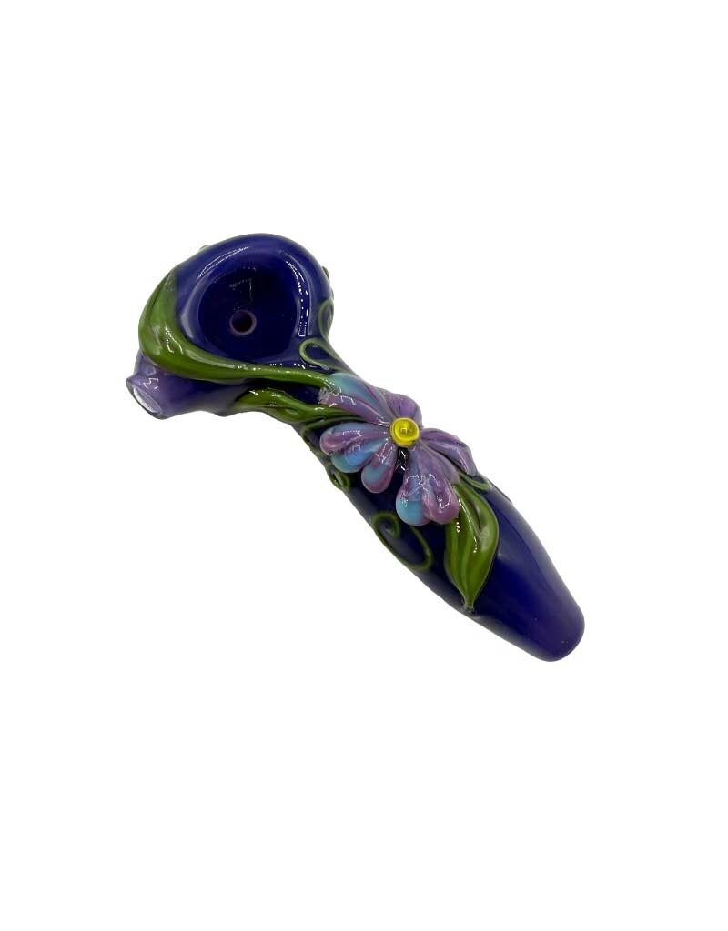 5" Lyric Floral Design Hand Pipe