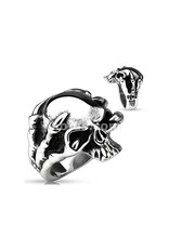 Dragon Claw Skull Cast Ring 316L Stainless Steel