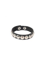 Round Stud Leather Bracelet