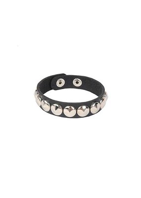 Round Stud Leather Bracelet
