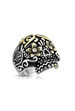 Day of the Dead Sugar Skull Stainless Steel Rings