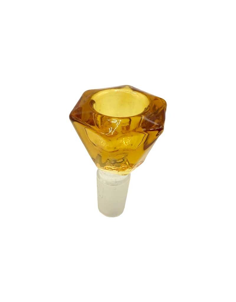 14mm Diamond Cut Water Pipe Bowl