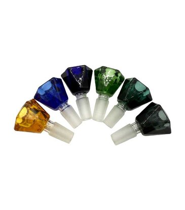 14mm Diamond Cut Water Pipe Bowl