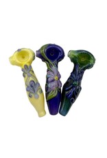 5" Lyric Floral Design Hand Pipe