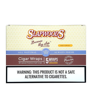 SLAPWOODS Slapwoods Natural Wraps 5 Pack