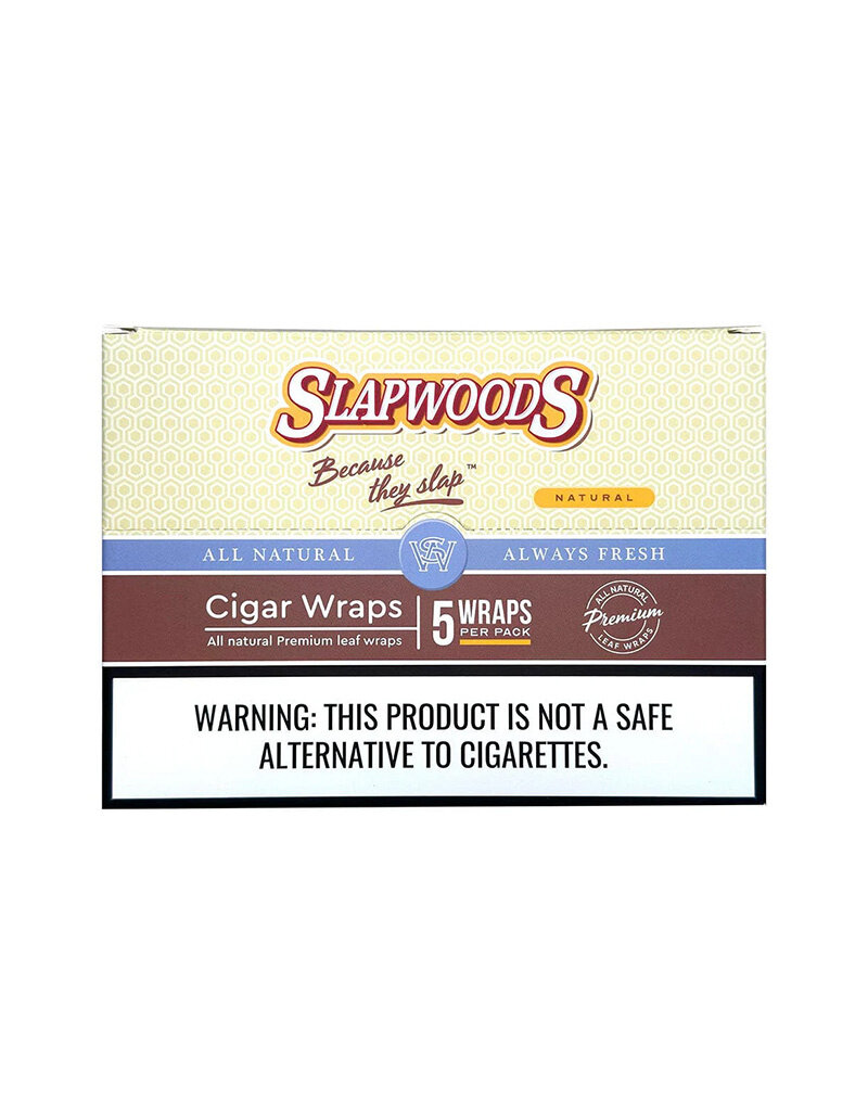 Slapwoods Natural Wraps 5 Pack