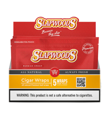 SLAPWOODS Slapwoods Russian Cream Wraps 5 Pack