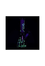 10" Anime Girl Glow In The Dark Beaker Water Pipe