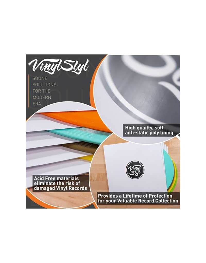 Vinyl Styl Archival Quality Premium  Inner Sleeves 50 Count