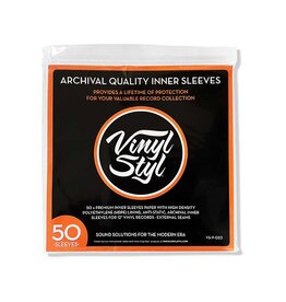 Vinyl Styl Archival Quality Premium  Inner Sleeves 50 Count