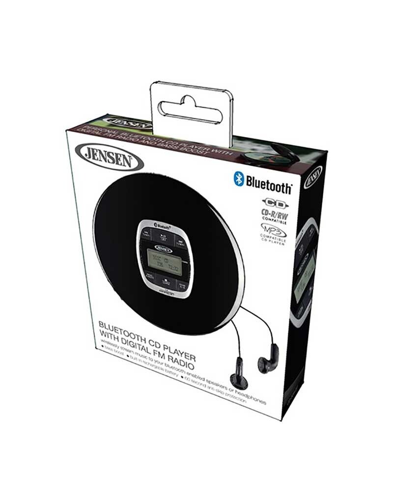 Jensen Bluetooth CD Player with Digital FM Radio