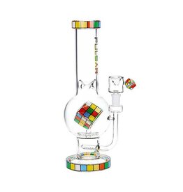 12.5" Pulsar Honey Comb Inline Rubix Cube Water Pipe