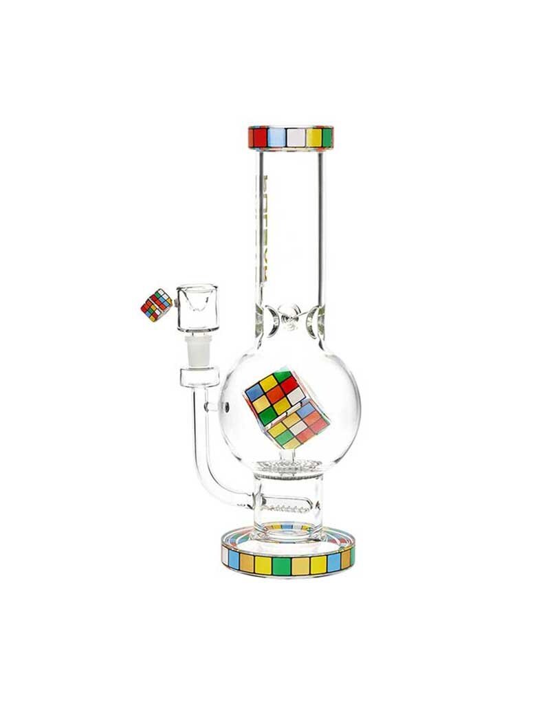 12.5" Pulsar Honey Comb Inline Rubix Cube Water Pipe