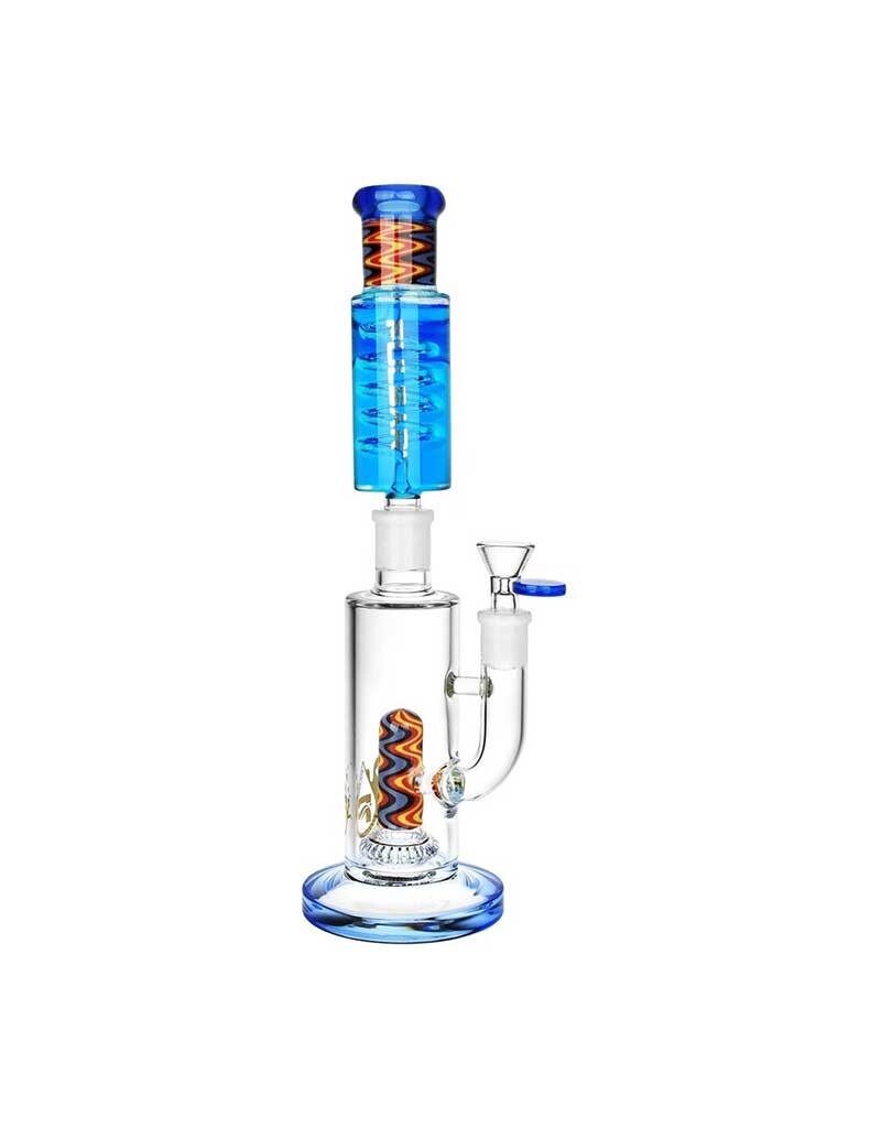 13" Pulsar Stackable Worked Perc Glycerin Water Pipe
